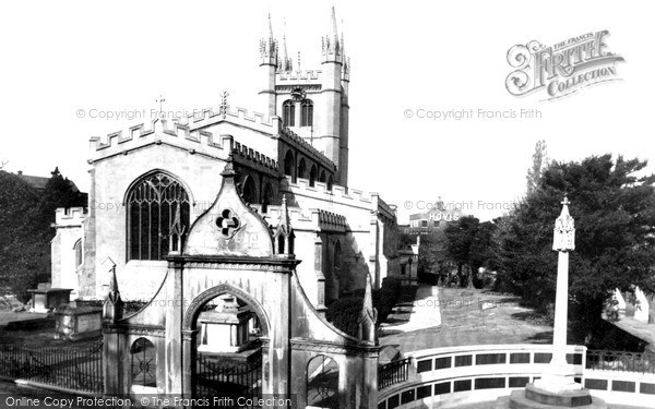 Photo of Newbury, St Nicolas' Church c.1955
