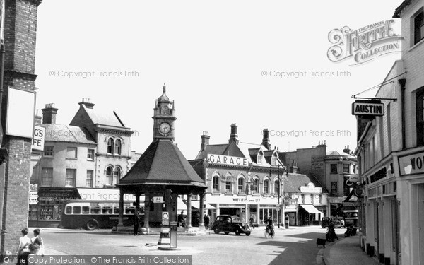 Photo of Newbury, The Clock Tower From Oxford Road c.1955