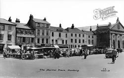 The Market Place c.1955, Newbury