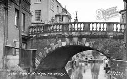 The River Bridge c.1955, Newbury