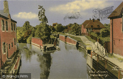 The River Kennet And Canal From The Bridge c.1960, Newbury