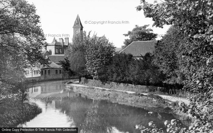 Photo of Newbury, The River Kennet c.1955