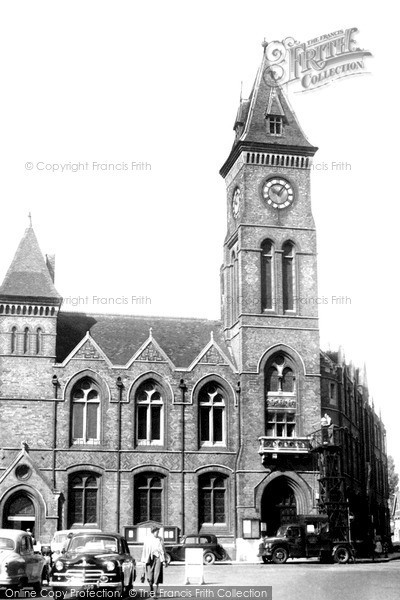 Photo of Newbury, The Town Hall c.1955