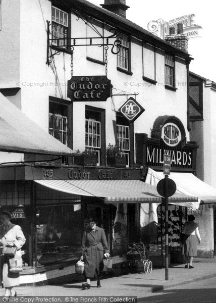 Photo of Newbury, The Tudor Cafe, Northbrook Street c.1960