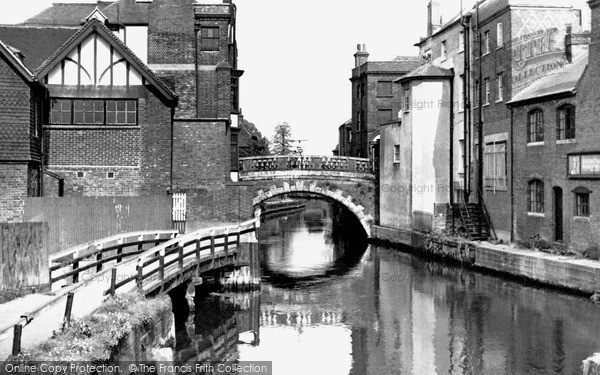 Photo of Newbury, Town Bridge Over River Kennet c.1955