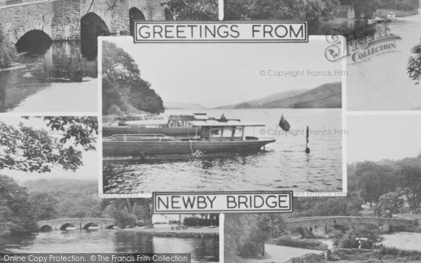 Photo of Newby Bridge, Composite c.1955