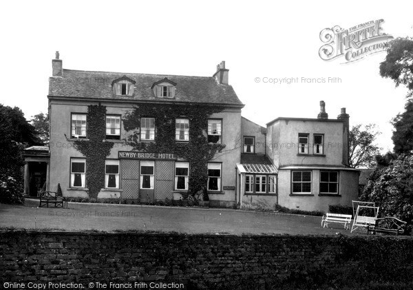 Photo of Newby Bridge, Hotel From The Road c.1935