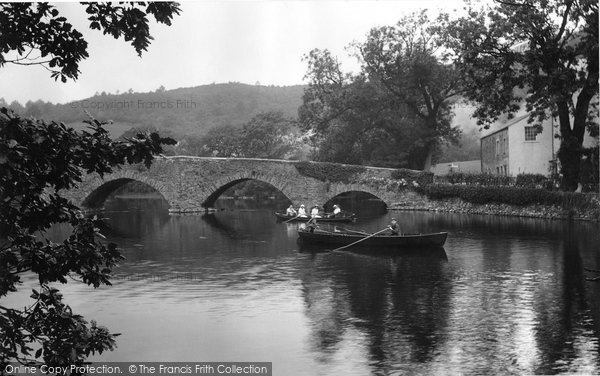 Photo of Newby Bridge, River Leven 1914