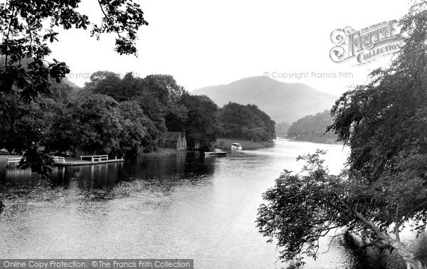 Photo of Newby Bridge, The River Leven And Gummers How c.1950