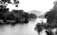 The River Leven And Gummers How c.1950, Newby Bridge