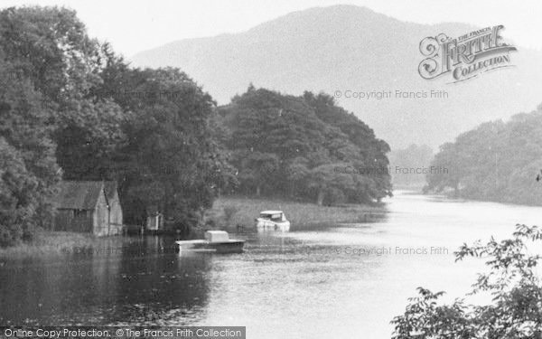 Photo of Newby Bridge, The River Leven c.1950