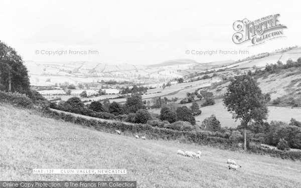 Photo of Newcastle, Clun Valley c.1960
