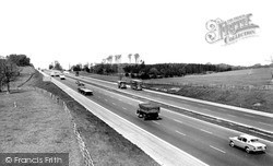 Newcastle Under Lyme, The M6 Motorway c.1965, Newcastle-Under-Lyme