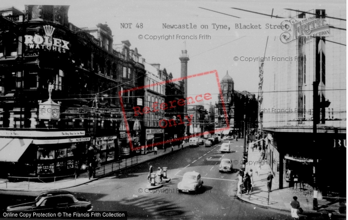 Photo of Newcastle Upon Tyne, Blacket Street c.1960