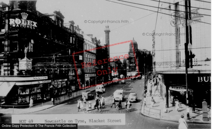 Photo of Newcastle Upon Tyne, Blacket Street c.1960