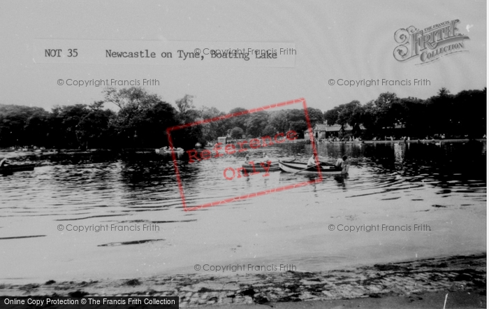 Photo of Newcastle Upon Tyne, Boating Lake c.1955