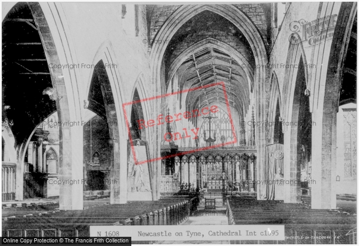 Photo of Newcastle Upon Tyne, Cathedral Interior c.1895