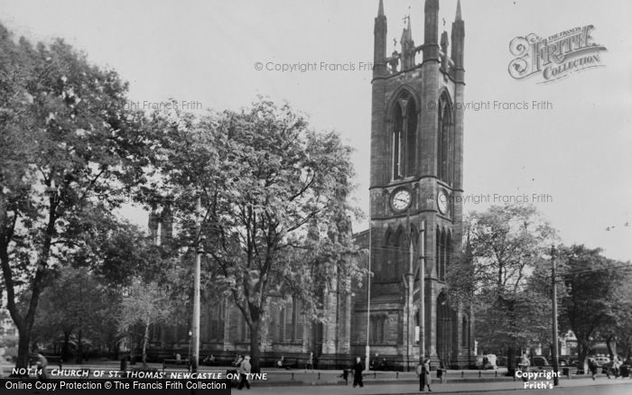 Photo of Newcastle Upon Tyne, Church Of St Thomas c.1955
