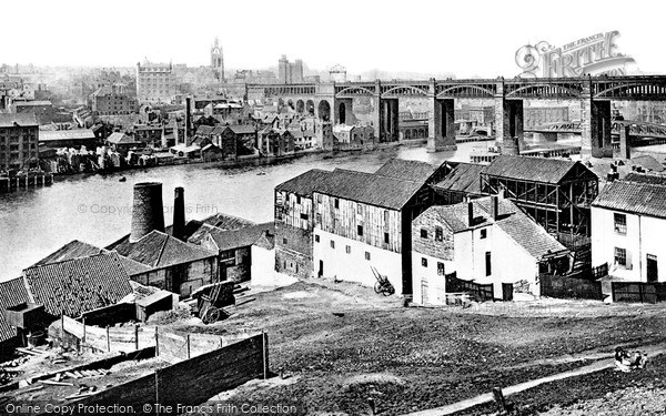 Photo of Newcastle Upon Tyne, From Rabbit Banks c.1898