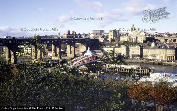 Photo of Newcastle Upon Tyne, From The Tyne Bridge 1998