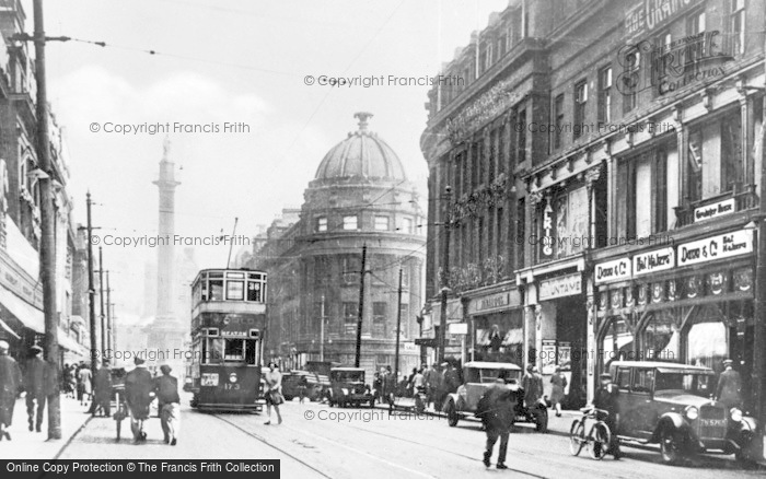 Photo of Newcastle Upon Tyne, Grainger Street c.1930