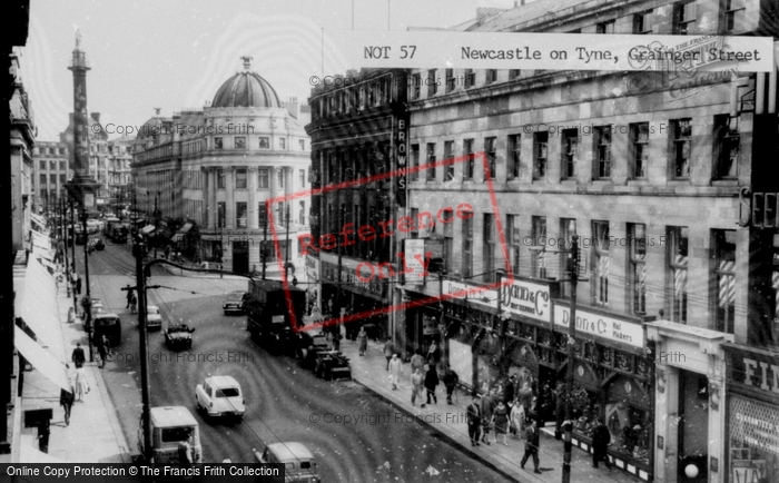 Photo of Newcastle Upon Tyne, Grainger Street c.1960