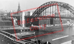 Great Tyne Bridge c.1955, Newcastle Upon Tyne