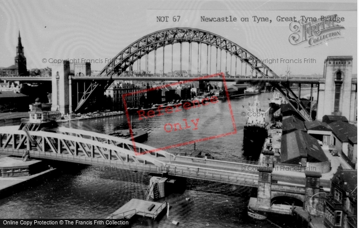 Photo of Newcastle Upon Tyne, Great Tyne Bridge c.1960