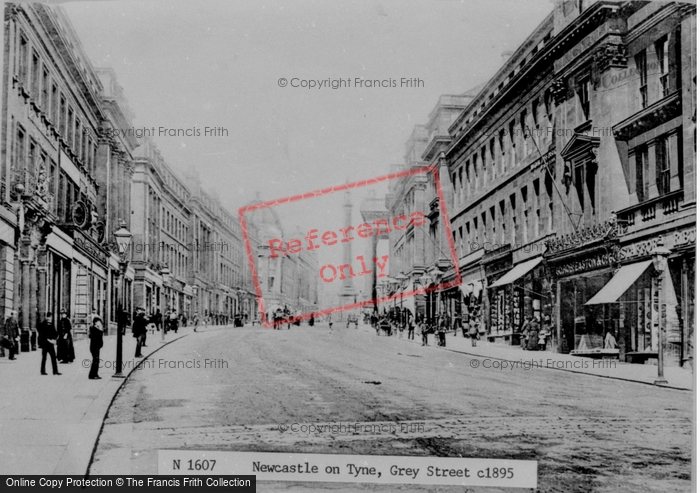 Photo of Newcastle Upon Tyne, Grey Street c.1895