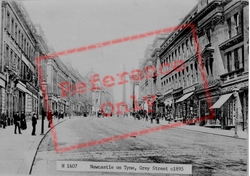 Grey Street c.1895, Newcastle Upon Tyne