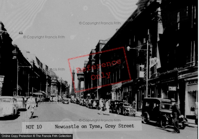 Photo of Newcastle Upon Tyne, Grey Street c.1955
