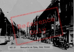 Grey Street c.1955, Newcastle Upon Tyne