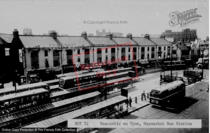 Photo of Newcastle Upon Tyne, Haymarket Bus Station c.1960