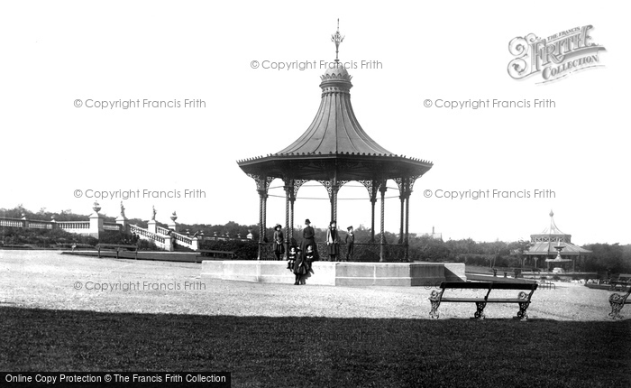 Photo of Newcastle Upon Tyne, Leazes Park And Bandstand 1888