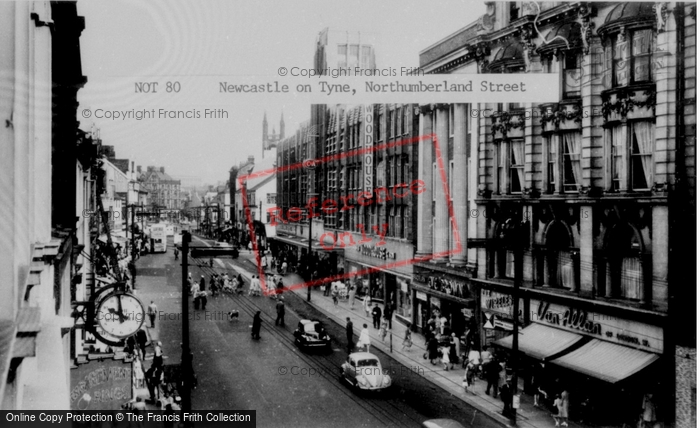 Photo of Newcastle Upon Tyne, Northumberland Street c.1960