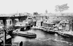 Quayside 1896, Newcastle Upon Tyne