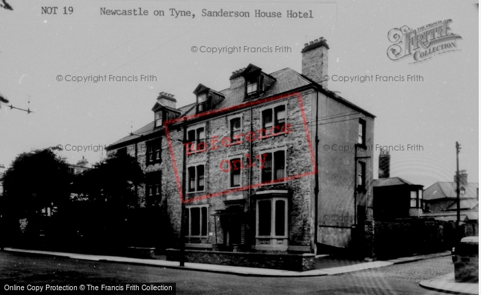 Photo of Newcastle Upon Tyne, Sanderson House Hotel c.1955