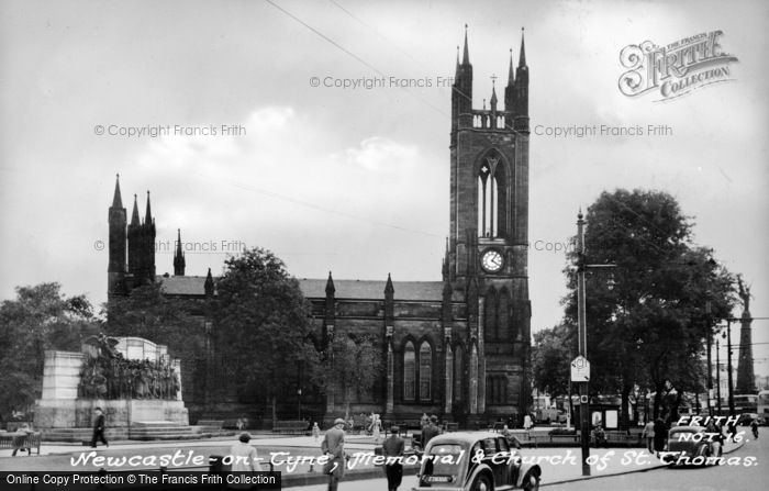 Photo of Newcastle Upon Tyne, St Thomas' Church c.1955