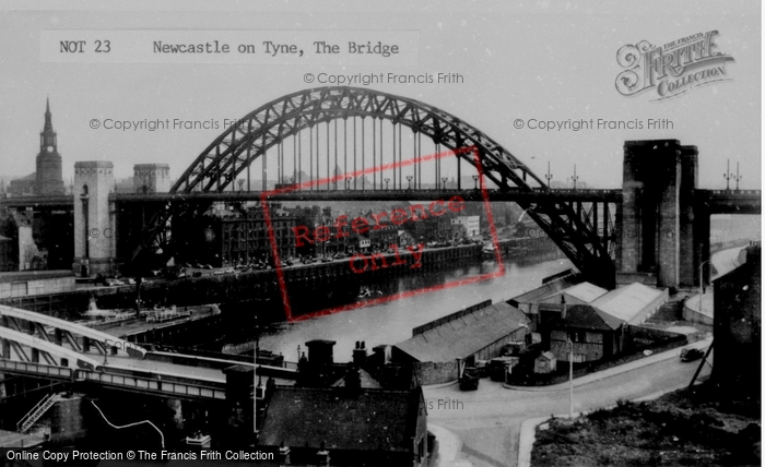 Photo of Newcastle Upon Tyne, The Bridge c.1955