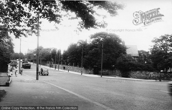 Photo of Newcastle Upon Tyne, The Great North Road, Grange Park c.1955