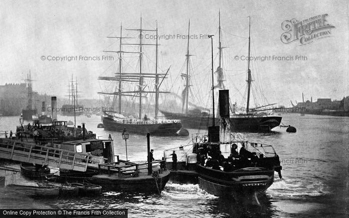 Photo of Newcastle Upon Tyne, View On The Tyne c.1890