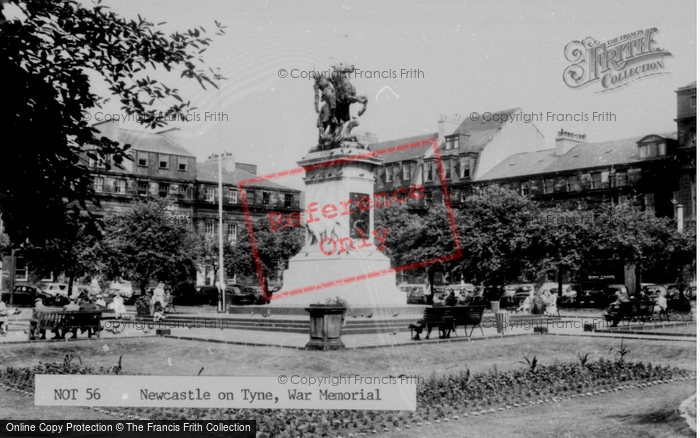 Photo of Newcastle Upon Tyne, War Memorial c.1960