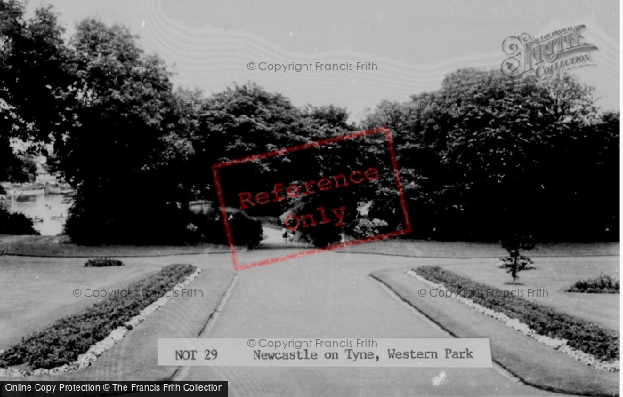 Photo of Newcastle Upon Tyne, Western Park c.1955