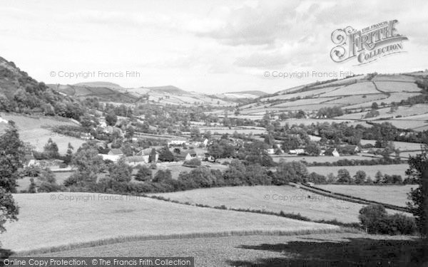 Photo of Newcastle, Village And Clun Valley c.1960
