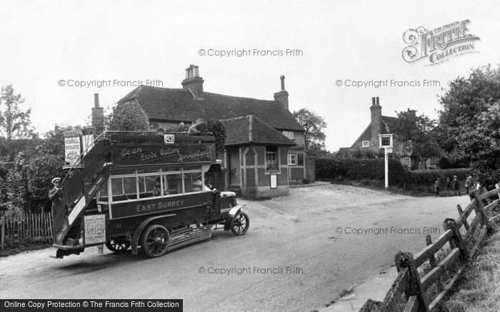 Photo of Newdigate, A Bus By The Six Bells 1924