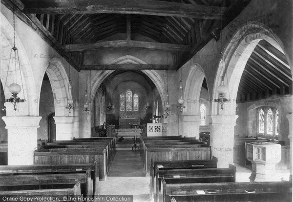 Photo of Newdigate, St Peter's Church, Interior 1906
