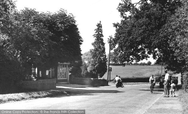 Photo of Newdigate, Village Store And Main Street  c.1950