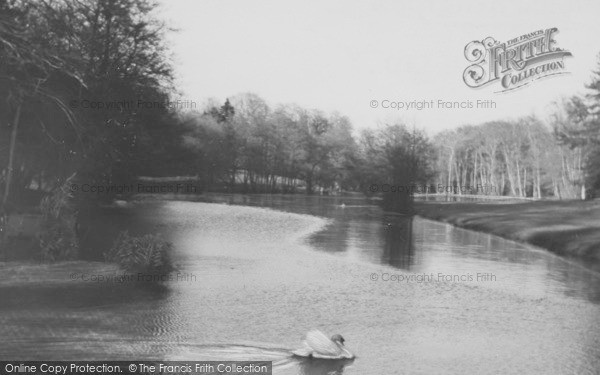 Photo of Newent, The Lake, Newent Court c.1955