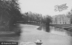 The Lake, Newent Court c.1955, Newent