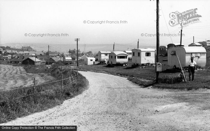Photo of Newhaven, A Caravan Site c.1960